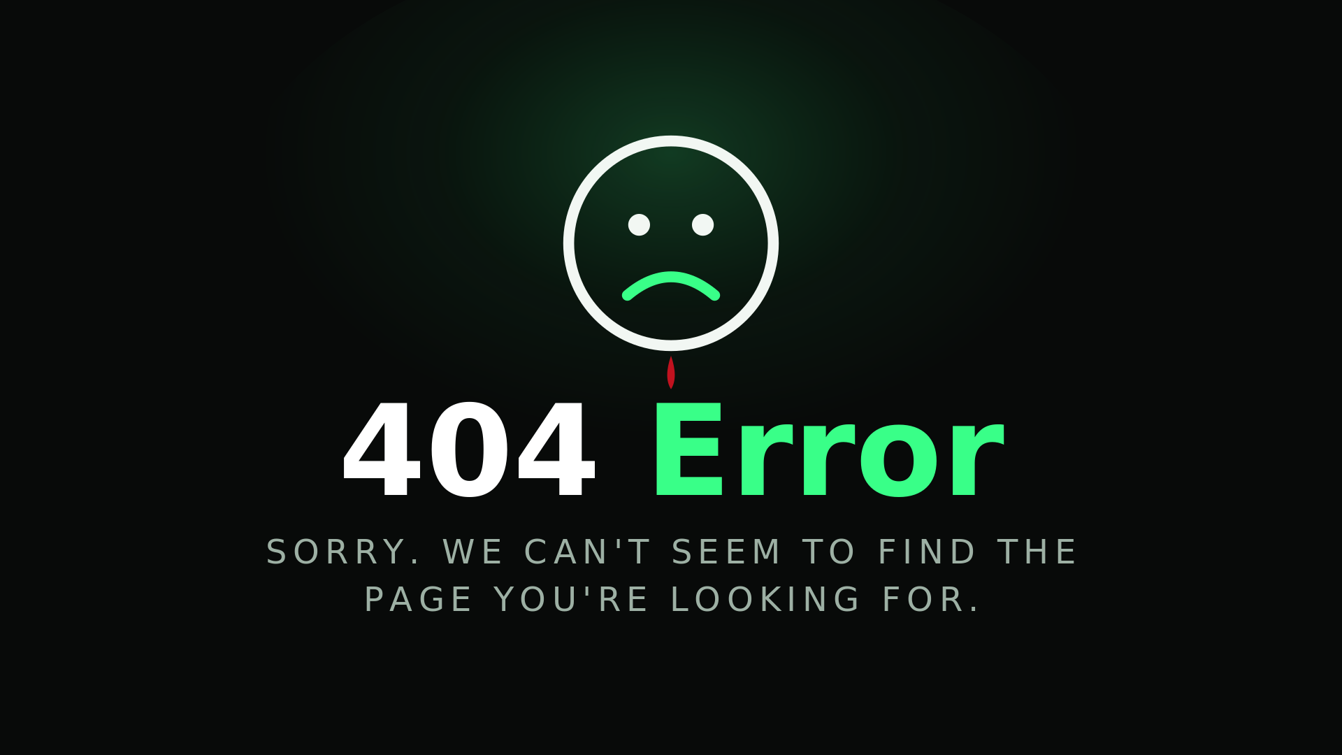 404 Error
